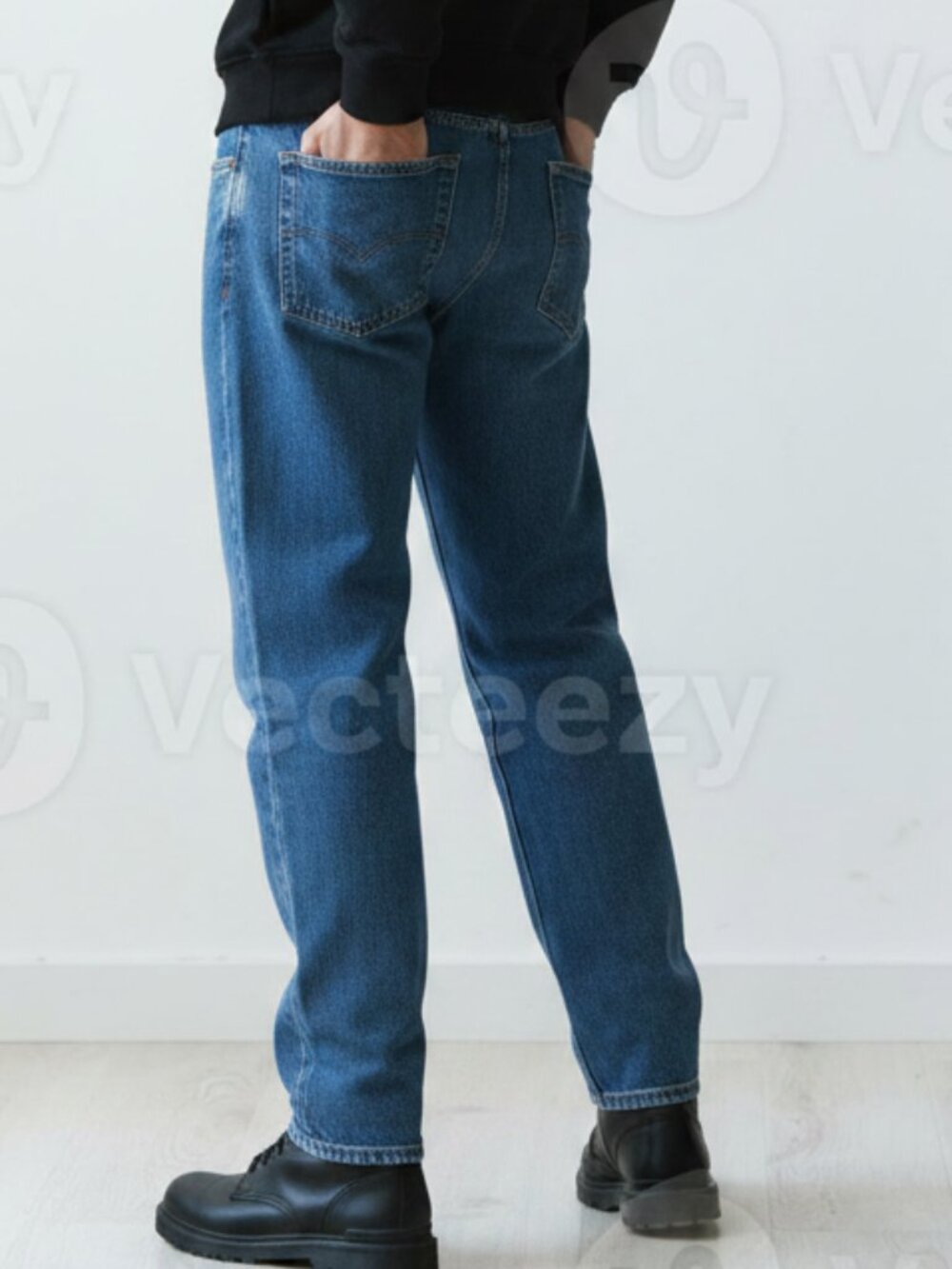 VTG Carhartt Men's Blue Long 36 x 39 Relaxed Fit Denim Jeans